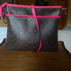 Coach crossbody monogrammed bag